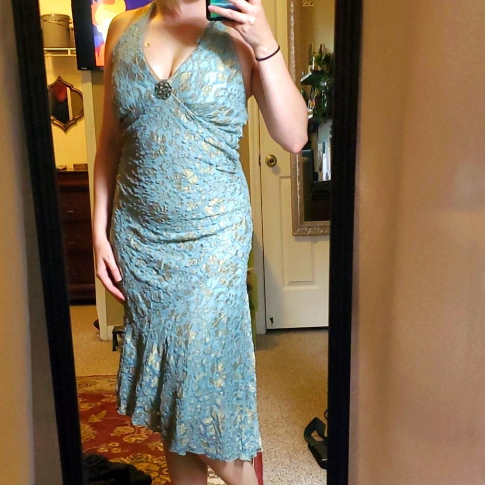 (🚨2for$20)Victorian style broached lace dress